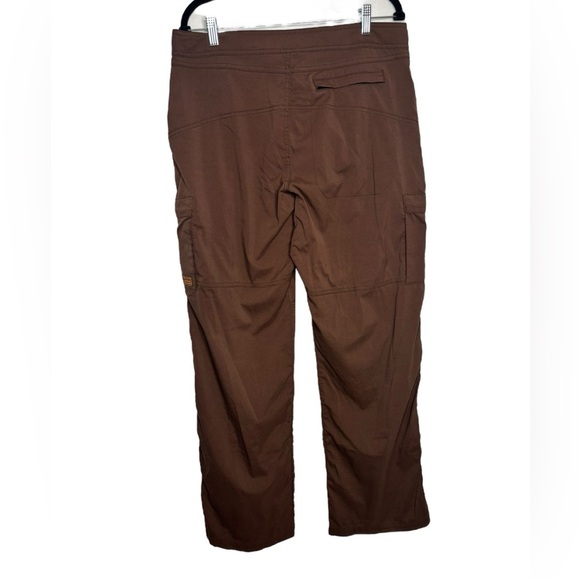 prAna Breathe Belted Hiking Convertible Cargo Pant Mens Large 32 Inseam Brown - Picture 7 of 13